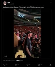 The most recent episode of Collision wasn't exactly a packed house